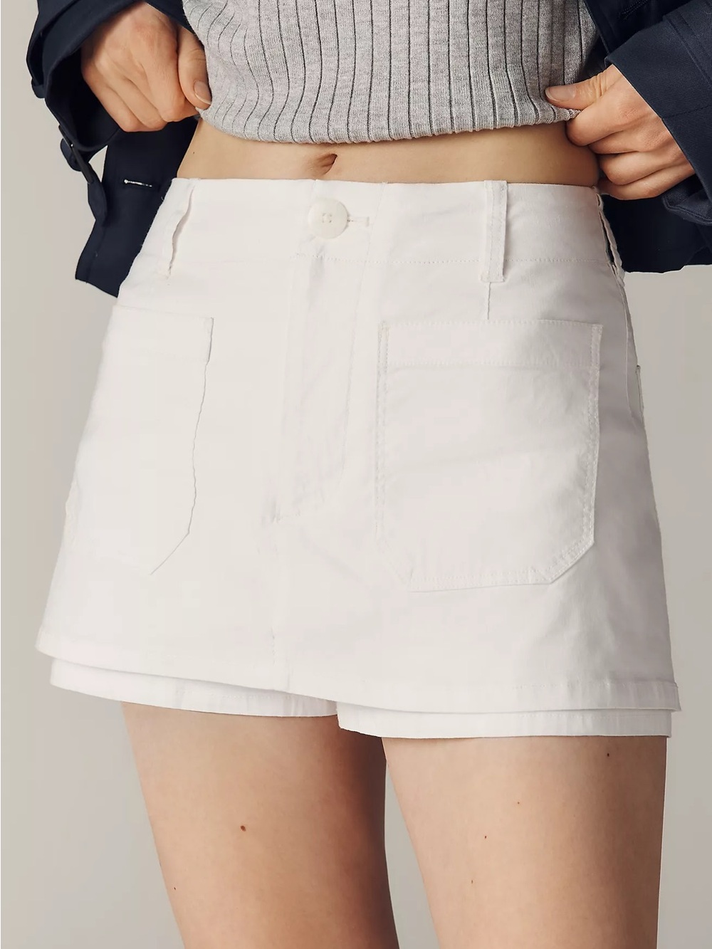 Maeve by Anthropologie Colette High-Rise White Skort Size 32